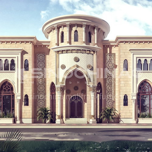 Exterior design - Arabian style villa ECS1053